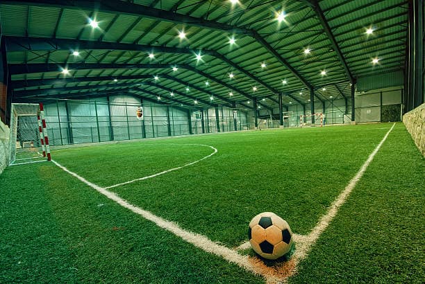 Night soccer match